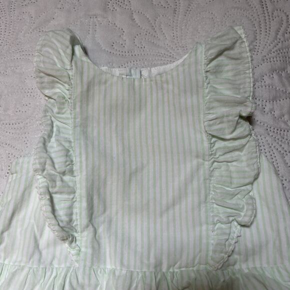 Janie And Jack Striped Ruffle Top Size 6-12m - Picture 5 of 5